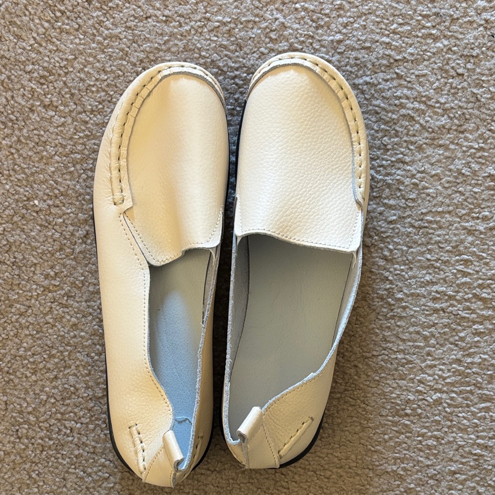 Elegant Cream Loafers for Women